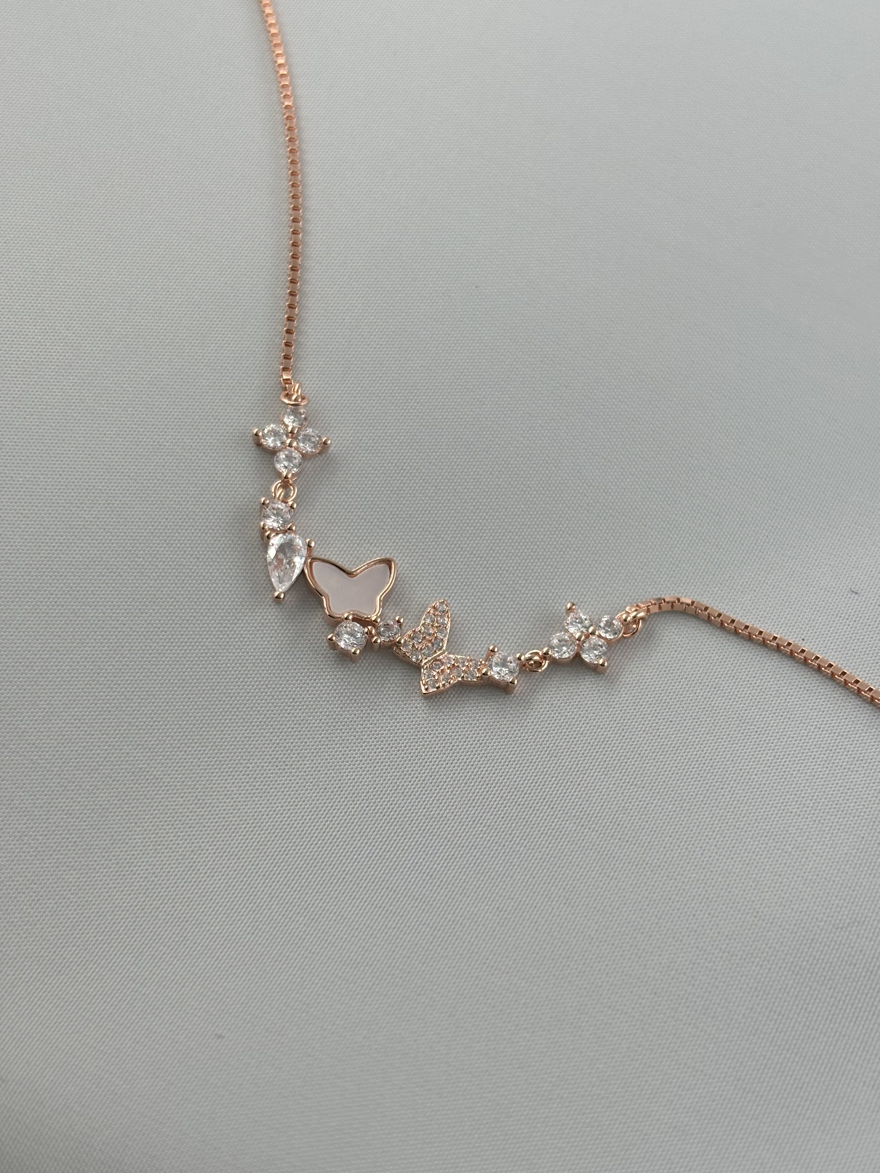 Butterfly enchantment charm bracelet