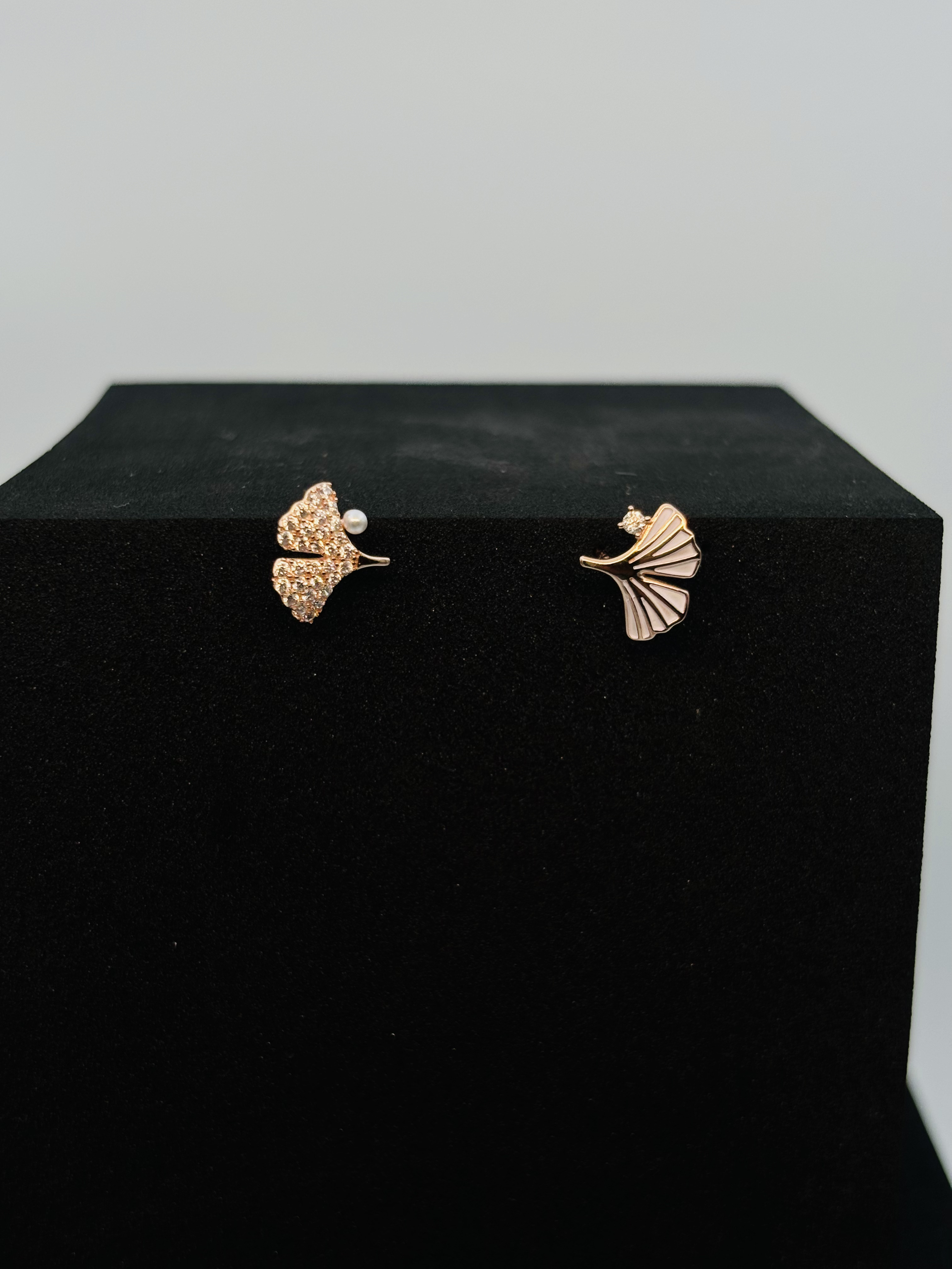 Ginkgo Duality Earrings.
