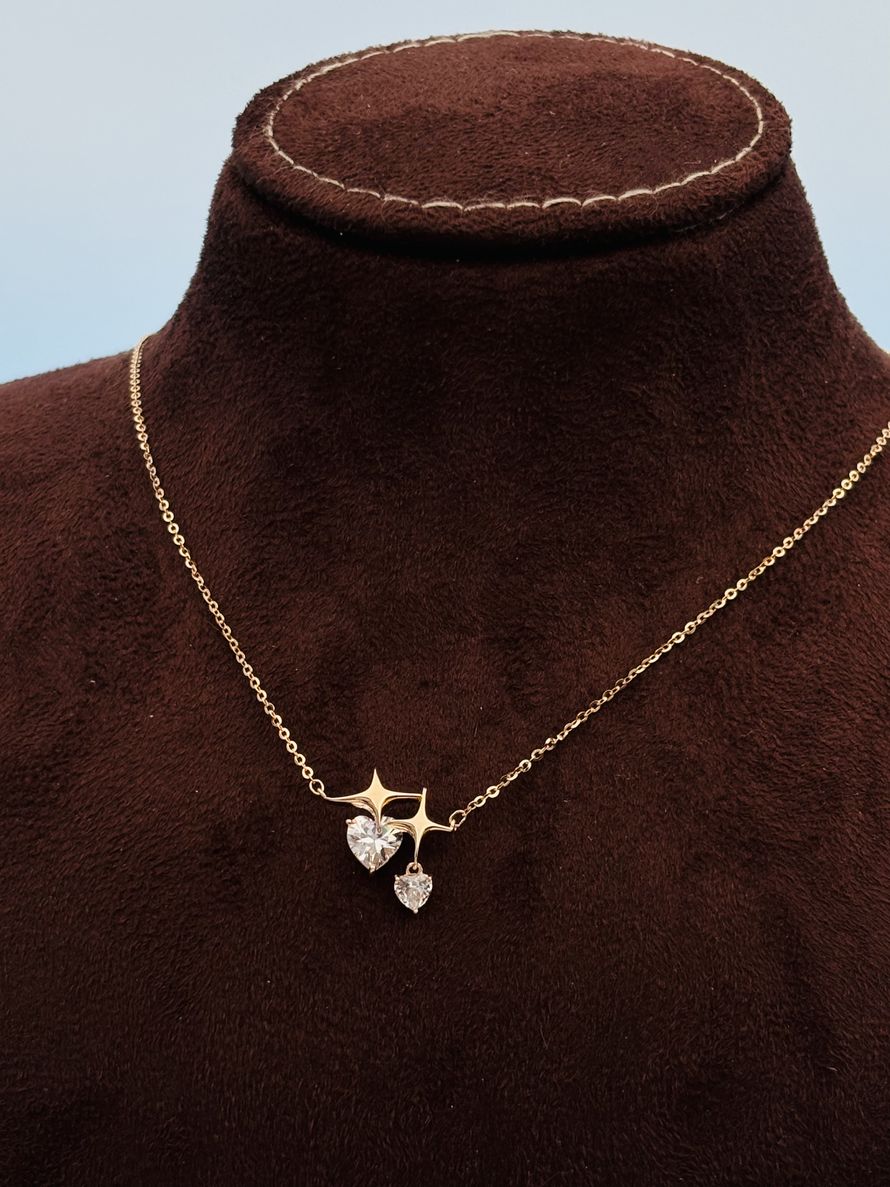 RADIANT heart fall necklace